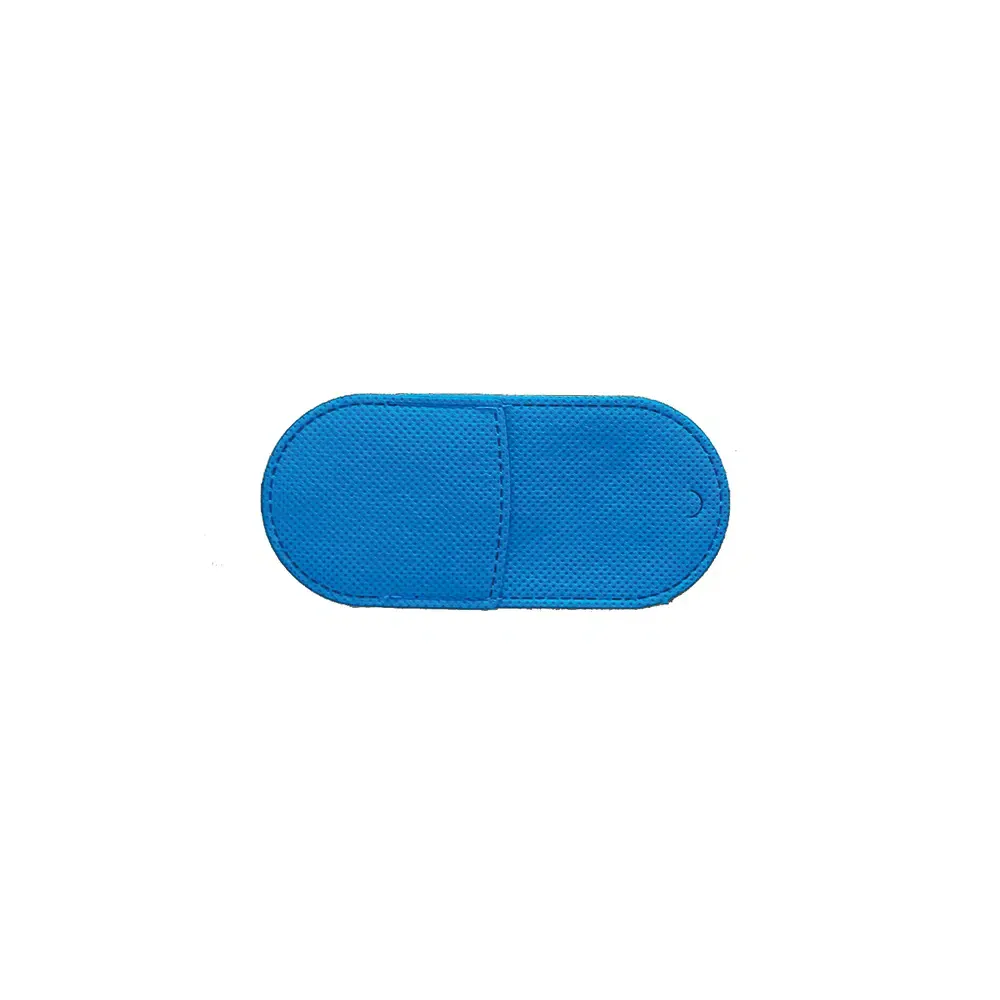 Cache-œil adulte en papier effet tissu – 65 x 55 mm