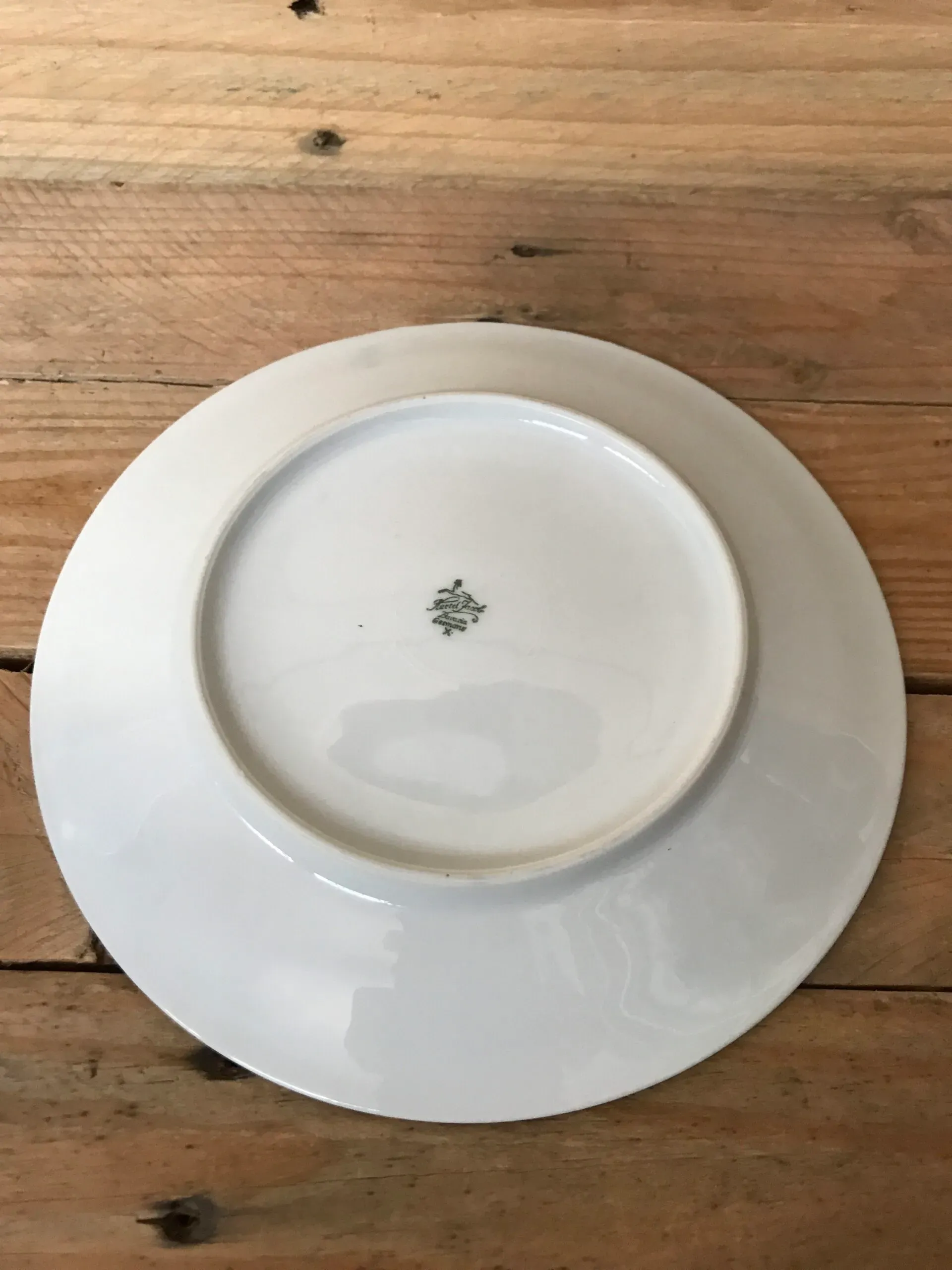 Trio vintage assiette dessert, soucoupe et tasse à thé ou café de Hertel Jacob – Image 6